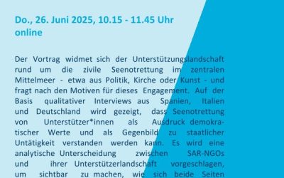 Zivile Seenotrettung und ihre Unterstützer*innen in Europa